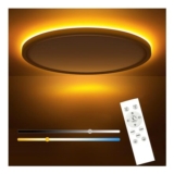Slochi Dimmable LED Ceiling Light with Remote, 29 Cm, 3000-6500K