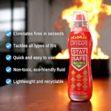 Small Fire Extinguisher, Multi-Purpose for Electrical, Oil, Gas, Kitchen Fire – Sold By LifeSafe Technologies Limited / FBA – Prime Deal