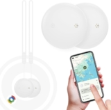 Smart Android Tracker Tag – Bluetooth Smart Tag 2 Pack Work with Google Find Hub, Tracker Devices, Item Finder for Key, Luggage, Suitcase, Wallet Bike, Backpack, Key Finder, Replaceable Battery
