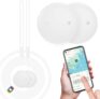 Smart Android Tracker Tag – Bluetooth Smart Tag 2 Pack Work with Google Find Hub, Tracker Devices, Item Finder for Key, Luggage, Suitcase, Wallet Bike, Backpack, Key Finder, Replaceable Battery