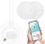 Smart Android Tracker Tag – Bluetooth Smart Tag 2 Pack Work with Google Find Hub, Tracker Devices, Item Finder for Key, Luggage, Suitcase, Wallet Bike, Backpack, Key Finder, Replaceable Battery