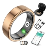 Smart Ring for Women Men,Fitness Tracker Ring with Heart Rate,