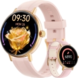 Smart Watch for Women, Answer/Make Call, 1.27 HD Fitness Watch with Heart Rate/Sleep/SpO2/Stress/Calories Monitor, Sports Running Watch for iPhone Samsung Android, 120 Sport Modes & IP68 Waterproof