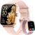 Smart Watch for Women Men,Smartwatch for iPhone/Samsung/Android,1.91 AMOLED Touchscreen,Fitness Watch with BT Call,Heart Rate/Sleep/SpO2 Monitor,120 Sport Modes,IP68 Waterproof,2 Straps