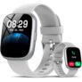 Smart Watch with Alexa Built-in, 1.83 HD Fitness Watch – Bluetooth Calling, HR/Sleep Monitor, 110 Modes, IP68 Gray -Sold by YongQinDZ /FBA