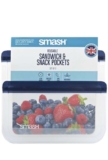 Smash Navy Blue Sandwich Bags – Pack of 2 – Free C&C