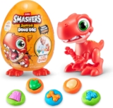 Smashers Junior Dino Dig Small Egg, Raptor, by ZURU 12 Surprises, Dinosaur Preschool Toys, Build Construct Sensory Play 18 months – 3 years (Raptor)