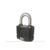 Smith & Locke Laminated Steel Black Open Shackle Padlock (W)45mm