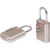 Smith & Locke Zinc Combination Padlock (H)36mm (W)30mm, Pack of 2 free C&C only