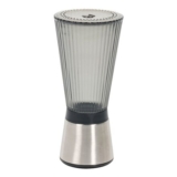 Smoked Ribbed Salt and Pepper Mill Grey