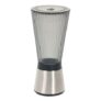 Smoked Ribbed Salt and Pepper Mill Grey