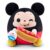 Snackles Disney 14-inch Plush Mickey&Hot Dog (MICKEY) by ZURU, Plush with Snack Accessory