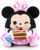 Snackles Disney 14-inch Plush Minnie&Chocolate cake (MINNIE) by ZURU, Plush with Snack Accessory