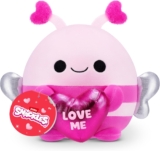 Snackles Love Edition Bumblebee Plush Toy 8-Inch by ZURU Ultra-Soft Stuffed Animal with Heart Chocolate Accessory, Collectible for Kids Tweens Teens, Gifting