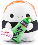 Snackles Series 1 8-inch Plush (EVA) by ZURU, Plush with Snack Accessory, 20 cm