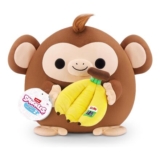 Snackles Series 2 Monkey Plush Toy, Licensed Banana, 35 Cm