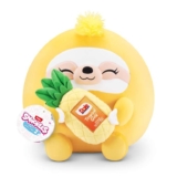 Snackles, Series 2, Sloth (Dole, Pineapple), Plush Toy, Small (20 cm), Brown Box, (Sloth)