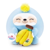Snackles Series 2 Wave 2, Snack Swap, Sloth, 35 cm by ZURU Cuddly Squishy Comfort Plush with License