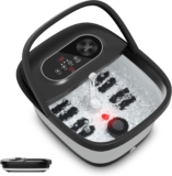 Snailax Collapsible Foot Bath with Heated Massage