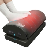 Snailax Foot Rest Under Desk, Heated Desk Footrest for Office Use with Vibration Massage & Feet Warmer