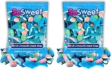 SoSweet Blue Sweet Mix 1kg Bulk Bag Fruity Blue-Themed Pick & Mix Sweets Party Candy, Sweet Tables, Events Long Shelf Life (Pack of 2)