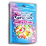 SoSweet – Freeze Dried Sweets, Fruity Crunch, 50g Pack Crispy airy candy – £1.46 S&S