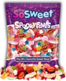SoSweet Spooky Sweet Mix 1kg Sharing Bag Fun Halloween Treats Colourful Party Sweets Family Favourites