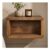 Soba Beige Solid Wood Wall-Mounted Bedside Table