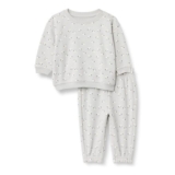 Sofia Grainge Baby Sweatshirt & Sweatpants Set, Dove Grey, 24M