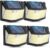 Solar Lights Outdoor Garden 248 LED Solar Security Light 3 Motion Sensor Modes and 270 Wide Angle Lighting IP65 Waterproof Outside Solar Powered Wall Lights for Fence Front Door Yard Garage 4 Pack