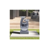 Solar Powered Outdoor Water Fountain Rockery Decoration