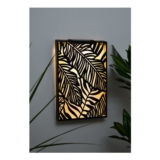 Solar Powered Tropic Leaf Wall Art – Warm White