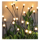 Solar Swaying Garden Lights 6 Pack – Upgraded Outdoor Solar Yard Lights with Flexible Wire & Heavy Bulb Base – Sold by DooYard / FBA