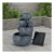 Solar Water Feature with Battery Backup – Natural Cascade