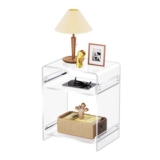 Solaround Acrylic Side Table 403050 Cm, Clear