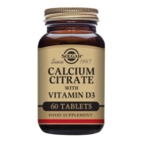 Solgar Calcium Citrate & D3-60 Tablets