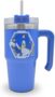 Sonic The Hedgehog 600ml Stainless Steel Travel Mug with Handle & Straw Official SEGA Reusable Hot & Cold Drinks Bottle, Blue