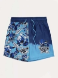 Sonic The Hedgehog Graffiti Blue Kids Swim Shorts