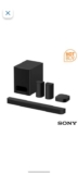 Sony HTS60.CEK 5.1 Ch, 1000W, Bravia Theatre System 6 Soundbar with Rear Speakers and Subwoofer https://www.costco.co.uk/p/580614