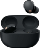 Sony WF-1000XM5 Wireless Noise Cancelling Earbuds, Black/Smoky Pink