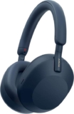 Sony WH-1000XM5 Wireless Over-Ear Headphones with Hard Case- Midnight Blue/Silver/Pink – Prime Day Deal