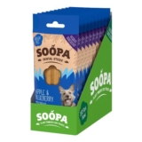 Soopa Apple & Blueberry Dog Dental Sticks, 100 G, 10-Pack – £29.47 S&S