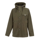 SoulCal Womens Soul Cotton Hooded Button Long Sleeve Parka Jacket Sizes 8-12