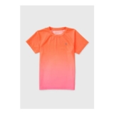 Souluxe Boys Coral Ombre Sports T-Shirt (7 Coral 7 Yrs
