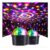 Sound-Activated Rechargeable LED Mini Disco Ball Party Lights