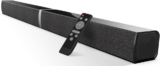 Soundbar for TV80W 2-in-1 Detachable Sound Bar with 3 EQ Modes& Auto Volume Boost, Bluetooth 5.3/ARC/Optical/AUX, Home Theater Audio System for TV/PC/Laptop/Game Console, Black,1 Pcs