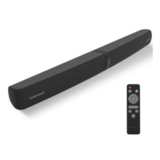 Soundbar with Detachable Tower Speakers, Bluetooth 5.3, ARC, Optical Black