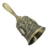 Sourcing Map Loud Hand Bell, 2.13 Inch Wedding Dinner Service Call Bells