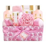 Spa Luxetique Rose Bath Gift Set 12pc for Women