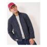 Space Dyed Fleece Jacket in Indigo Blue
